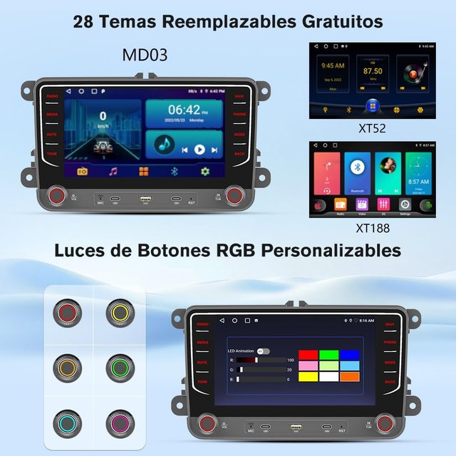 Nueva Radio Android Junsun 4GB+64GB para VW/Audi