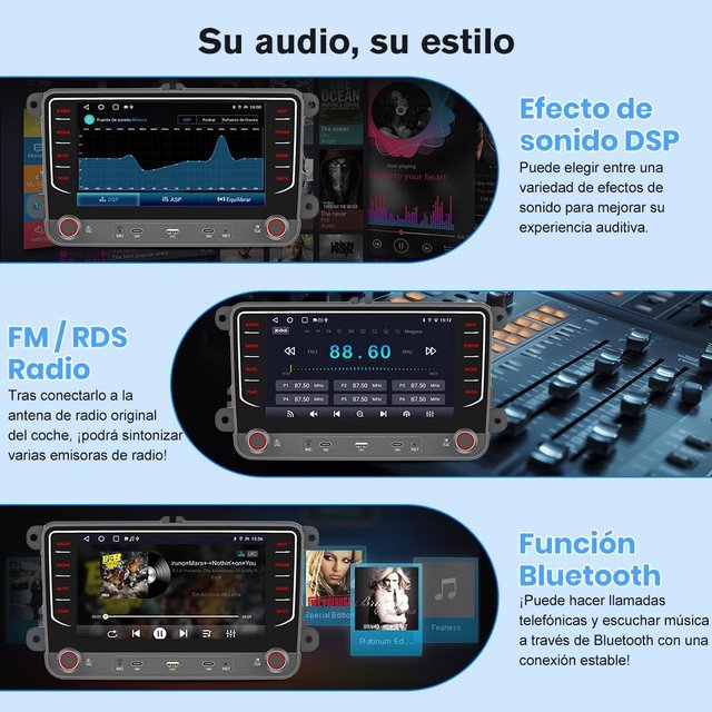 Nueva Radio Android Junsun 4GB+64GB para VW/Audi