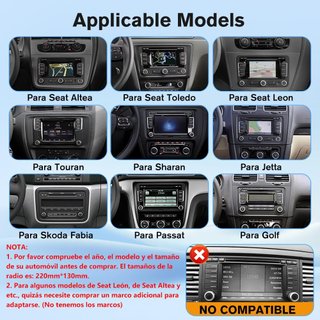 Nueva Radio Android Junsun 4GB+64GB para VW/Audi