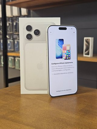 IPHONE 17 PRO MAX 256GB PLATA BATERIA 100%