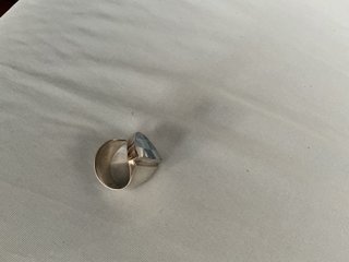 Anillo Plata Ley Nacar Tablero Ajustable