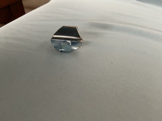 Anillo Plata Ley Nacar Tablero Ajustable