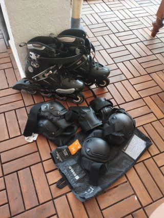 Patines Fila y protecciones