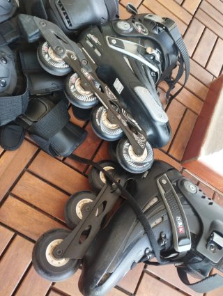 Patines Fila y protecciones