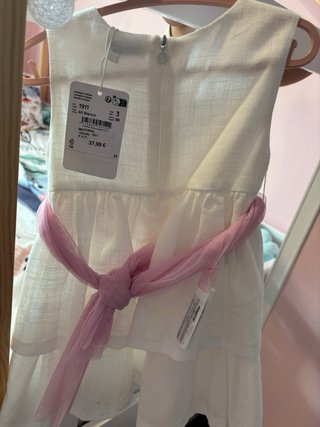 Vestido Mayoral blanco con flores