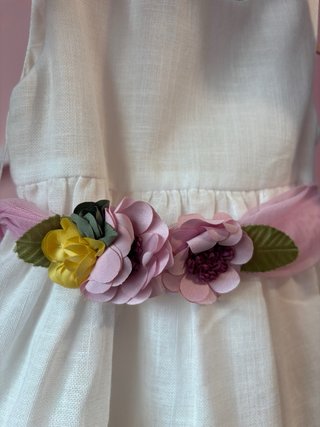 Vestido Mayoral blanco con flores