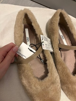Bailarinas efecto pelo Zara nuevos