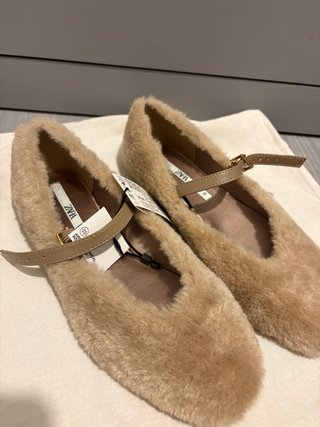 Bailarinas efecto pelo Zara nuevos