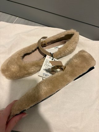 Bailarinas efecto pelo Zara nuevos