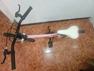 Bicicleta infantil niña color rosa