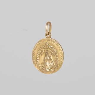 Colgante Medalla oro 18k 750
