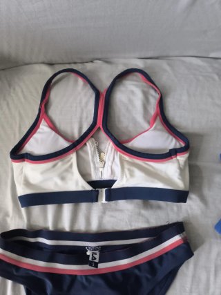 Bikini Fila Blanco y Azul