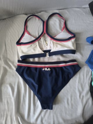 Bikini Fila Blanco y Azul