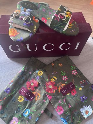 Sandalias Gucci Talla 36 Florales