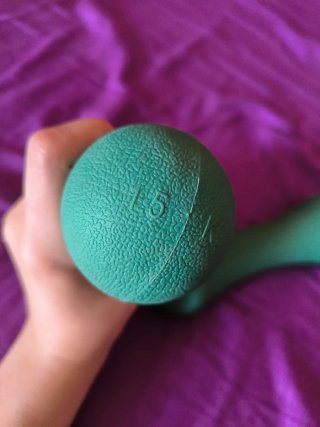 Mancuernas verdes 1.5 kg (par)