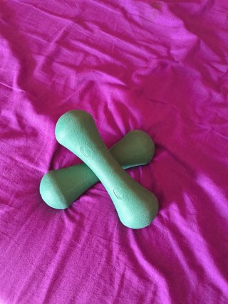 Mancuernas verdes 1.5 kg (par)