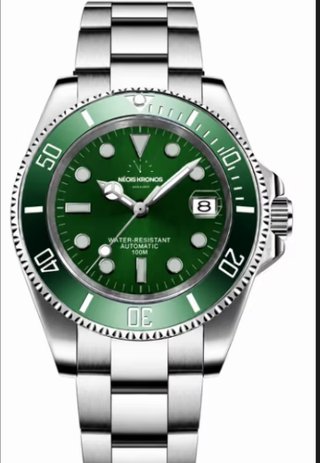 Reloj Mod Green Hulk Marine Automático • NUEVO