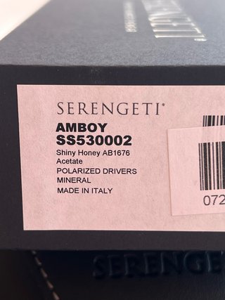 Gafas Serengeti Amboy Marrón Dorado