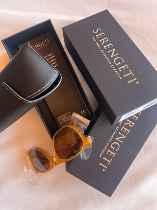 Gafas Serengeti Amboy Marrón Dorado