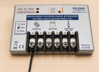 Regulador Solar SOLENER RSL 30A 12/24V