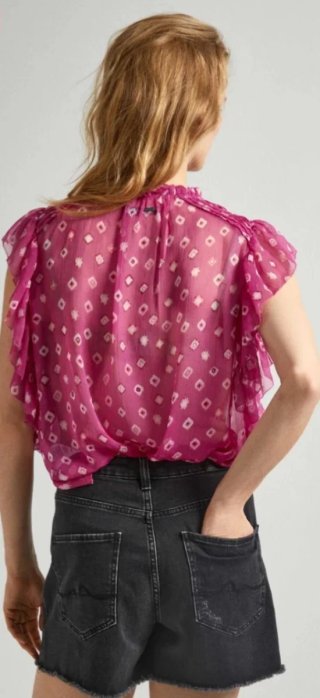 Pepe Jeans blusa  Marley english rose pink