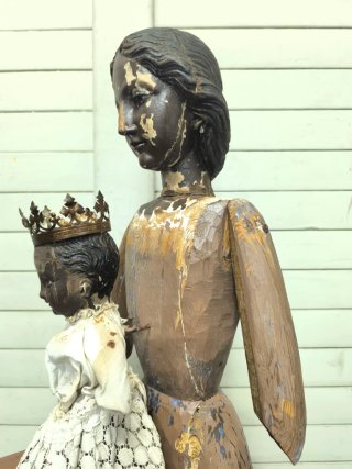 Virgen y Niño Jesús antiguas.