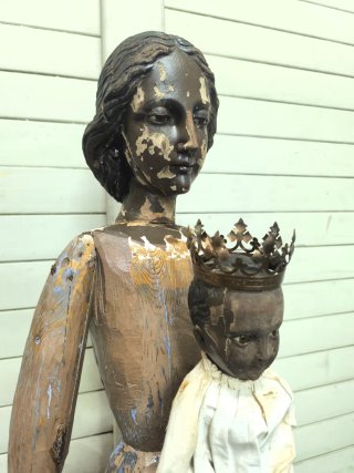 Virgen y Niño Jesús antiguas.