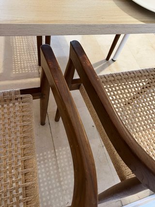 Pack 4 sillas SKLUM Visby madera de teca