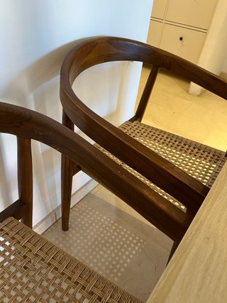 Pack 4 sillas SKLUM Visby madera de teca
