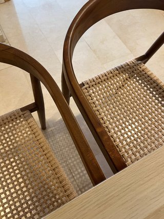 Pack 4 sillas SKLUM Visby madera de teca