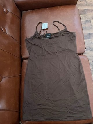 Vestido ligero marrón XL
