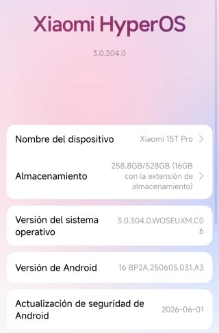Xiaomi 15 T Pro Negro