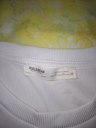 Pantalón vaquero azul,regalo tops blancos