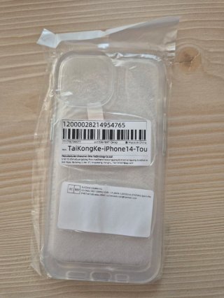 Funda TaiKongKe iPhone 14 Transparente