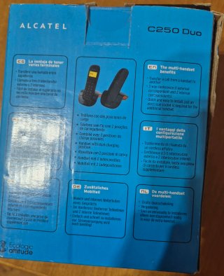 Teléfonos Inalámbricos Alcatel C250 Duo nuevos