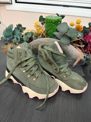 Botas Sorel Montaña Verde/Rosa