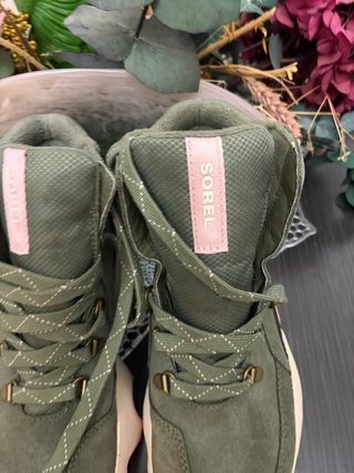 Botas Sorel Montaña Verde/Rosa