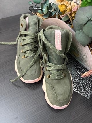 Botas Sorel Montaña Verde/Rosa