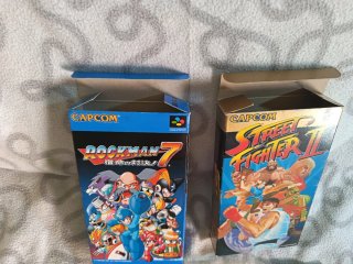 Lote SNES Megaman + Street Fighter