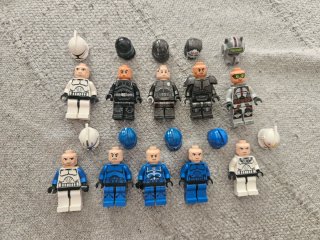 Lote minifiguras Clones Lego Star Wars