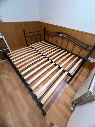 Cama extensible individual de metal