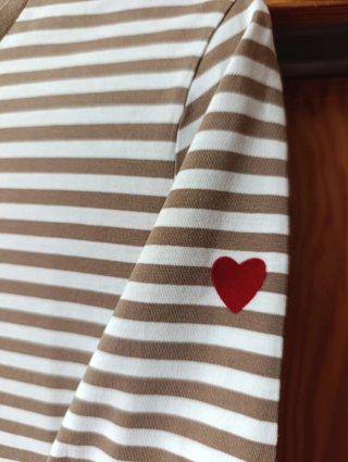 Camiseta La Fée Maraboutée de rayas talla 1 (S)