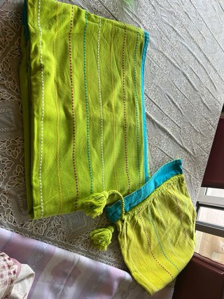Tovaglia verde e turchese