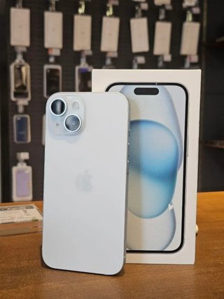 IPHONE 15 128GB AZUL 100% BAT - 0 CICLOS
