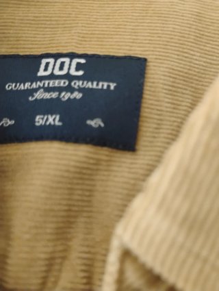 Camisa de pana DOC Talla 5xL