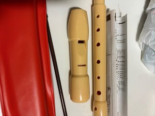Flauta dulce Hohner color beige
