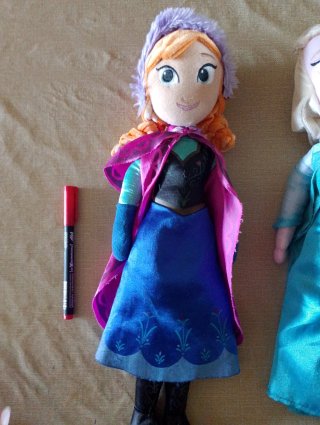 Muñecas Frozen Anna y Elsa