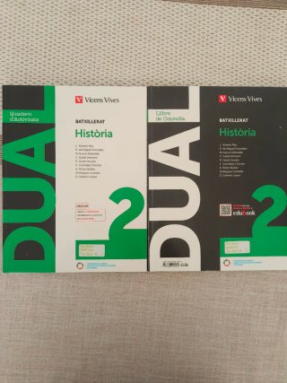 Llibre Història. Dual. 2n batxillerat