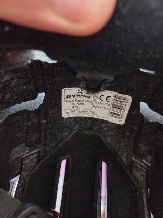 Casco Negro para Bicicleta/Skate/Patines