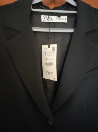 Americana Zara Talla S Negra